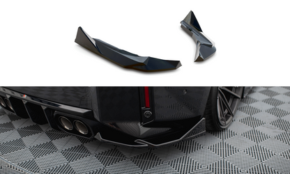 Maxton Heck Ansatz Flaps Diffusor V.6 für BMW M2 G87 schwarz Hochglanz