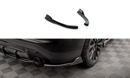 Maxton Heck Ansatz Flaps Diffusor für BMW X3 G01 schwarz Hochglanz