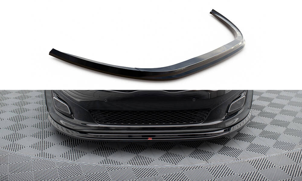 Maxton Front Ansatz für Kia Optima Mk3 schwarz Hochglanz