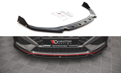 Maxton Front Ansatz V.1 +Flaps für Hyundai I30 N Hatchback/Fastback Mk3 Facelift