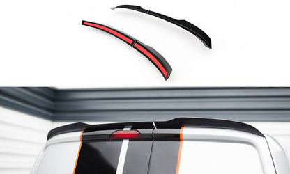 Maxton Spoiler CAP für Ford Transit Courier Mk1 schwarz Hochglanz