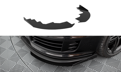 Maxton Front Flaps Audi RS6 Avant C6 schwarz Hochglanz