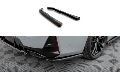 Maxton Heck Ansatz Flaps Diffusor für BMW M340i G20 / G21 Facelift schwarz Hochglanz