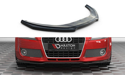 Maxton Front Ansatz V.2 für Audi TT 8J schwarz Hochglanz
