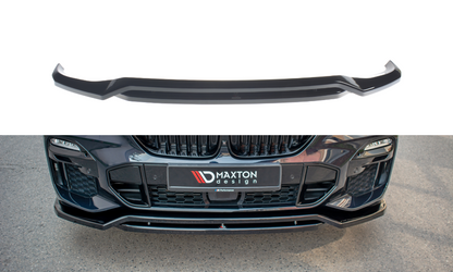 Maxton Front Ansatz für BMW X5 G05 M Paket schwarz Hochglanz