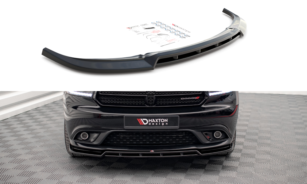 Maxton Front Ansatz für Dodge Durango RT Mk3 schwarz Hochglanz