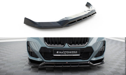 Maxton Front Ansatz für BMW X1 M-Paket U11 schwarz Hochglanz