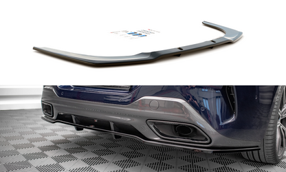 Maxton Mittlerer Diffusor Heck Ansatz DTM Look für BMW 8 Gran Coupe M-Paket G16 schwarz Hochglanz