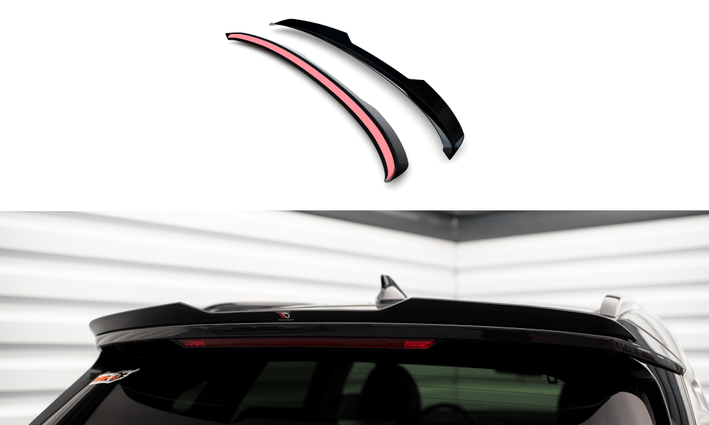 Maxton Spoiler CAP für Hyundai Tucson Mk4 schwarz Hochglanz