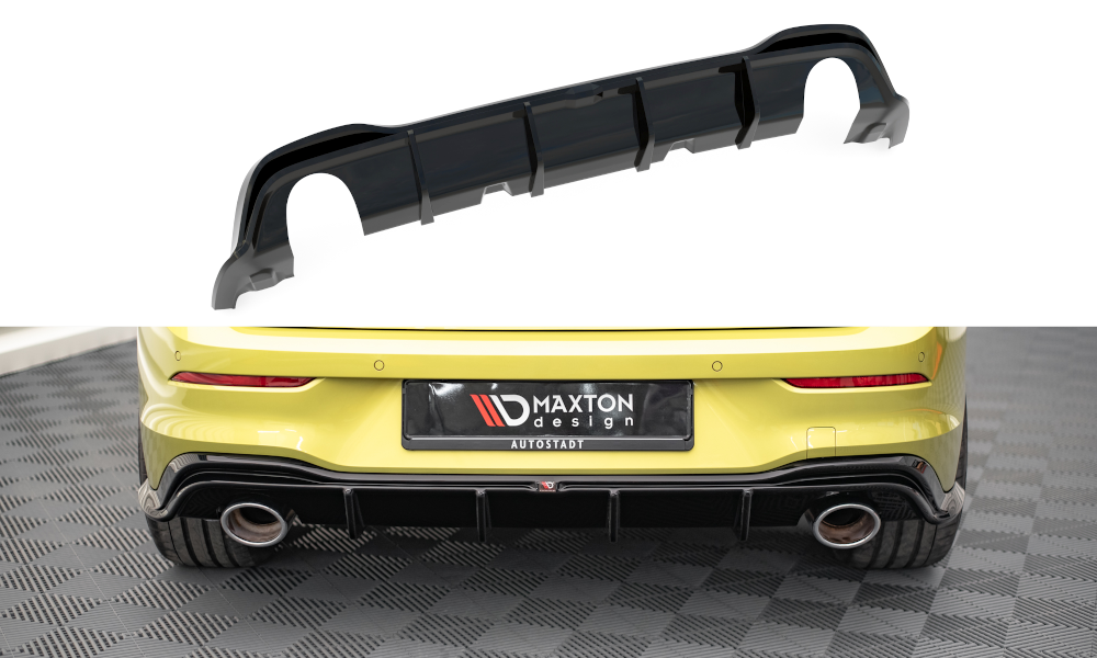 Maxton Diffusor Heck Ansatz für Volkswagen Golf 8 GTI Clubsport