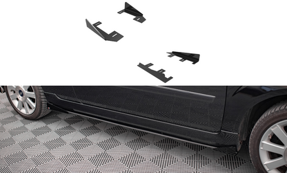 Maxton Side Flaps Ford Fiesta ST Mk6 schwarz Hochglanz