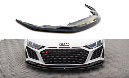 Maxton Front Ansatz V.2 für Audi R8 Mk2 Facelift schwarz Hochglanz