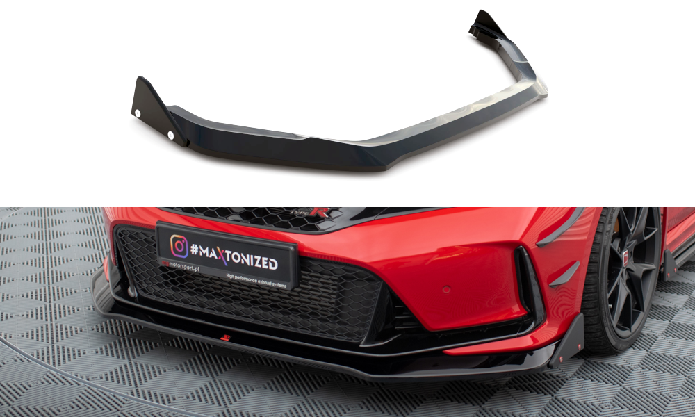 Maxton Front Ansatz V.1 +Flaps für Honda Civic Type-R Mk 11