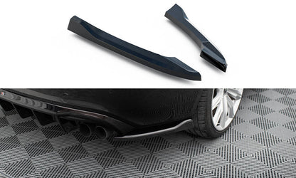 Maxton Heck Ansatz Flaps Diffusor V.2 für Audi S5 / A5 S-Line Coupe / Cabriolet 8T schwarz Hochglanz