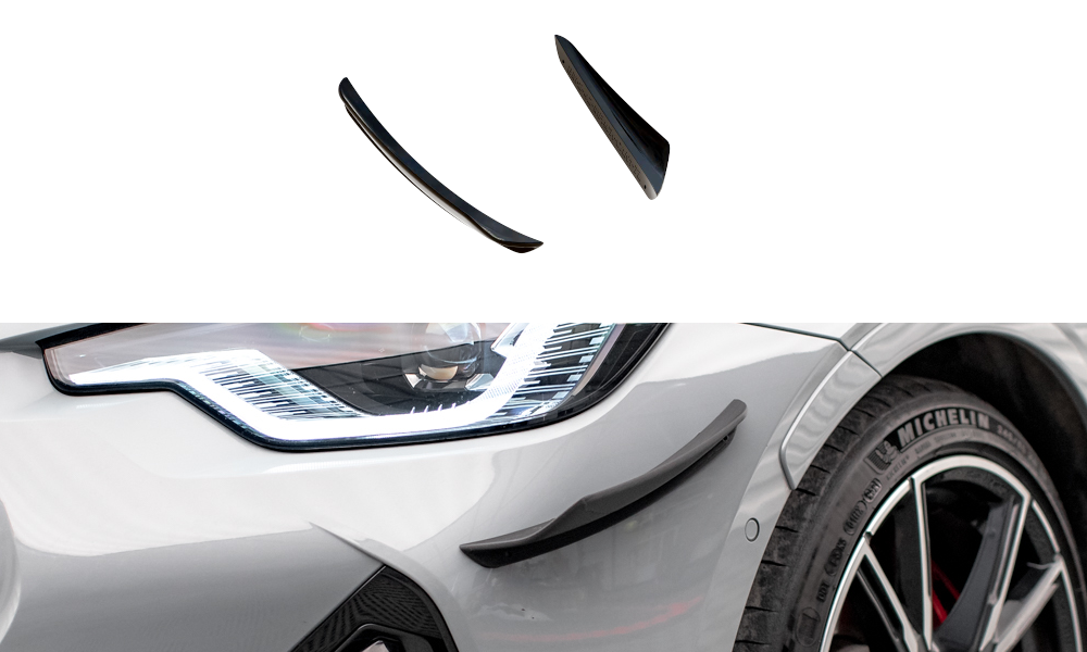 Maxton Stoßstangenflügel vorne (Canards) BMW 2 Coupe M-Paket / M240i G42