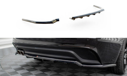 Maxton Mittlerer Diffusor Heck Ansatz DTM Look für Jaguar XE X760 Facelift schwarz Hochglanz