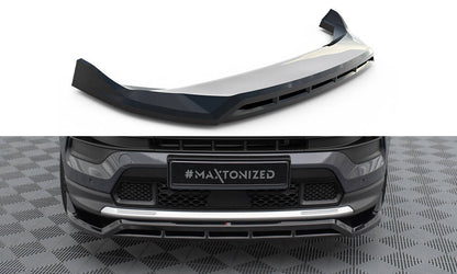 Maxton Front Ansatz für Jeep Compass Limited Mk2 Facelift schwarz Hochglanz