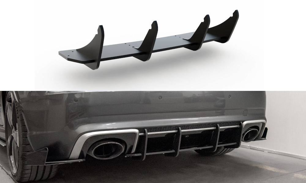 Maxton Robuste Racing Heckschürze V.1 für Audi RS3 8V Sportback