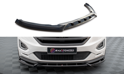 Maxton Front Ansatz für Ford Edge Sport Mk2 schwarz Hochglanz