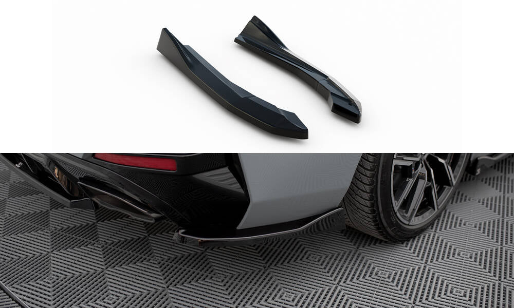 Maxton Heck Ansatz Flaps Diffusor V.2 für BMW M440i Gran Coupe G26 schwarz Hochglanz