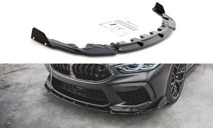 Maxton Front Ansatz V.1 +Flaps für BMW M8  Gran Coupe F93 / Coupe F92