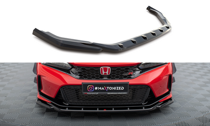 Maxton Front Ansatz V.3 für Honda Civic Type-R Mk 11 schwarz Hochglanz