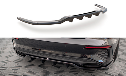 Maxton Mittlerer Diffusor Heck Ansatz DTM Look für Audi A3 S-Line Limousine 8Y schwarz Hochglanz