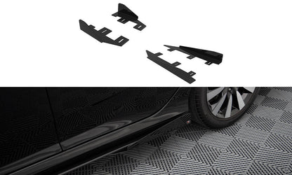 Maxton Side Flaps Honda Civic Mk10 schwarz Hochglanz