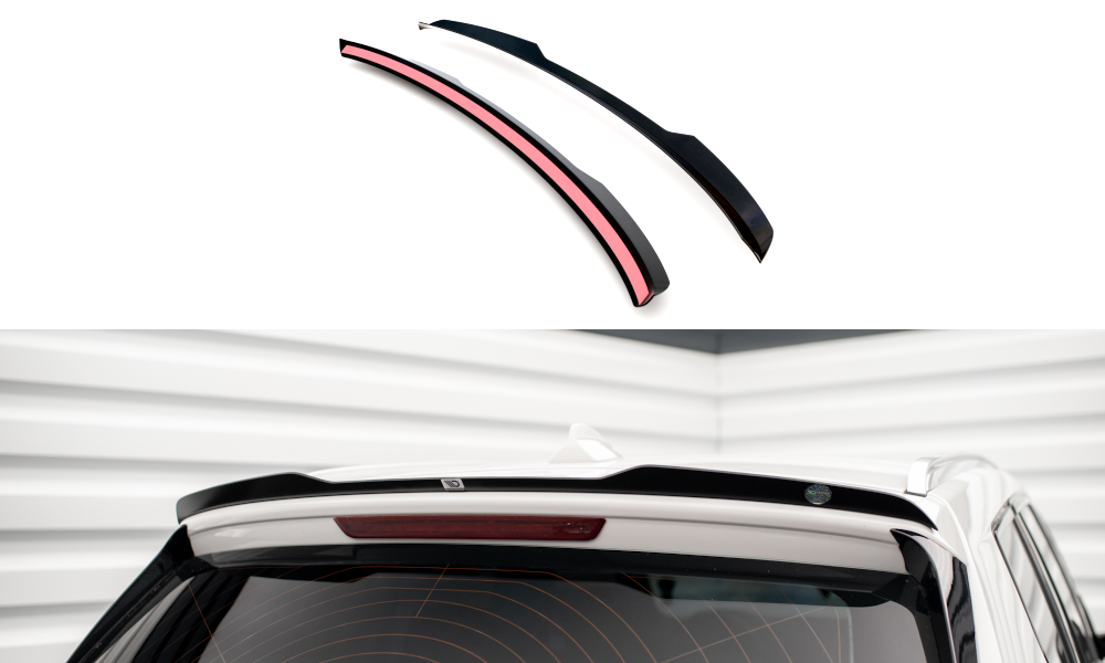 Maxton Spoiler CAP für BMW X3 M-Paket F25 schwarz Hochglanz