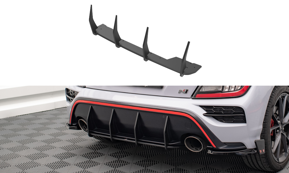 Maxton Street Pro Heckschürze für Hyundai Kona N Mk1