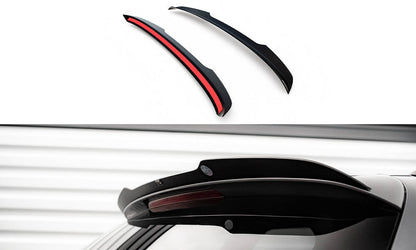 Maxton Spoiler CAP für Audi A4 S-Line / S4 Avant B8 Facelift schwarz Hochglanz