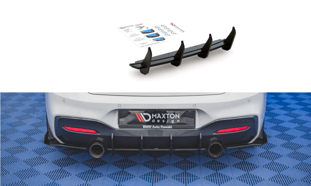 Maxton Robuste Racing Heckschürze V.3 für BMW M140i
