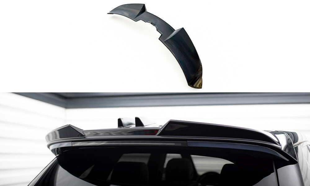 Maxton Spoiler CAP für 3D Land Rover Range Rover Evoque HSE Dynamic Mk1 Facelift schwarz Hochglanz