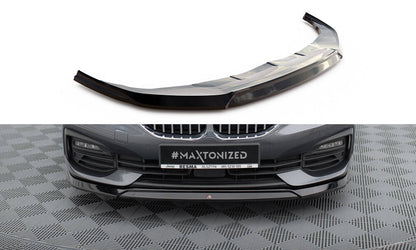 Maxton Front Ansatz V.2 für BMW 1er F40 schwarz Hochglanz