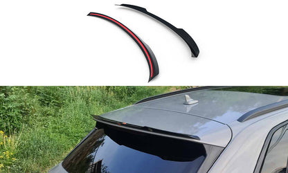 Maxton Spoiler CAP für Audi e-Tron S-Line schwarz Hochglanz