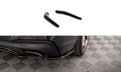 Maxton Heck Ansatz Flaps Diffusor für BMW X3 M40i / M40d G01 schwarz Hochglanz