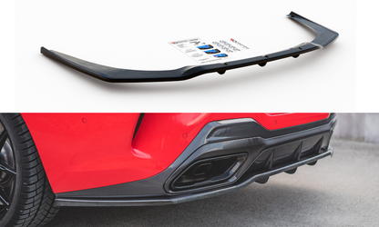Maxton Mittlerer Diffusor Heck Ansatz DTM Look für BMW 8 Coupe M-Paket G15 schwarz Hochglanz