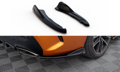 Maxton Heck Ansatz Flaps Diffusor V.2 für BMW M440I G22 schwarz Hochglanz