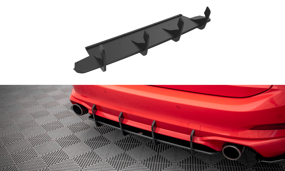 Maxton Street Pro Heckschürze für Ford Focus Kombi ST Mk4