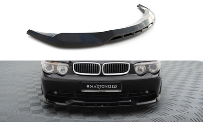 Maxton Front Ansatz für BMW 7 E65 schwarz Hochglanz