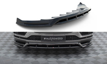 Maxton Front Ansatz für Bentley Bentayga Mk1  schwarz Hochglanz