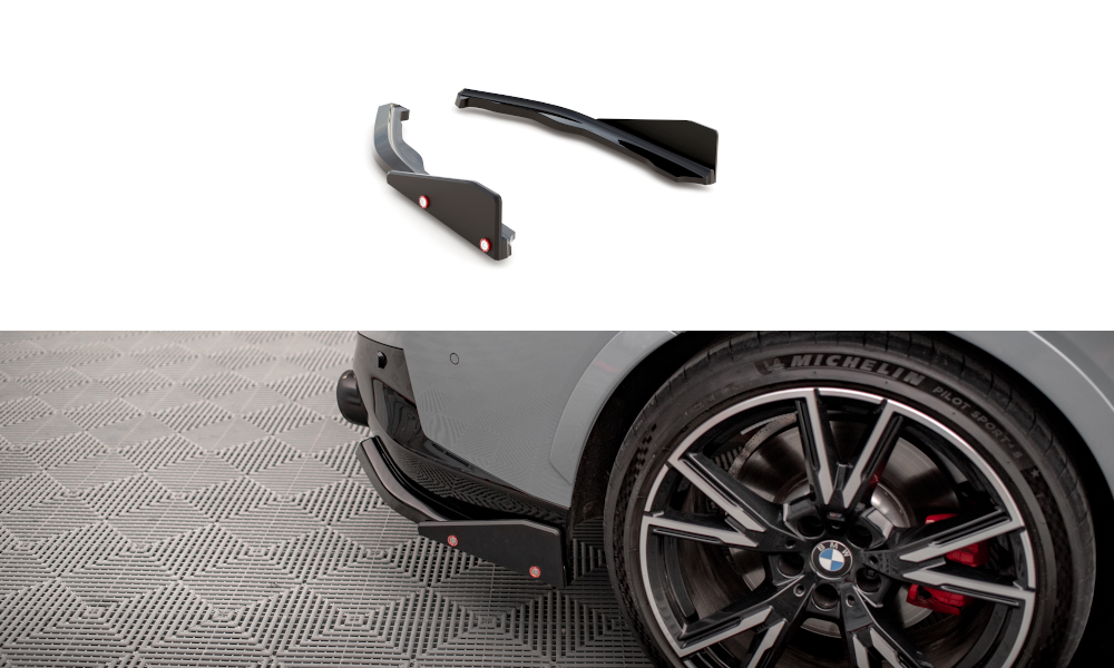 Maxton Heck Ansatz Flaps Diffusor V.2 +Flaps für BMW 2 Coupe M240i G42