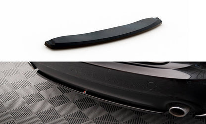 Maxton Mittlerer Diffusor Heck Ansatz für Audi A6 Avant C7 schwarz Hochglanz