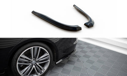 Maxton Heck Ansatz Flaps Diffusor V.2 für Infiniti Q50 S Mk1 schwarz Hochglanz