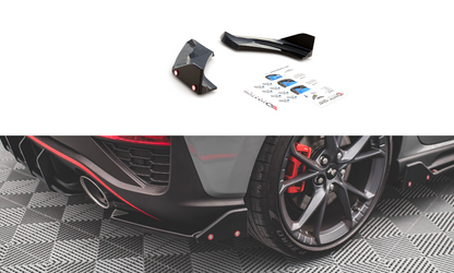 Maxton Heck Ansatz Flaps Diffusor V.1 +Flaps für Hyundai I30 N Hatchback Mk3 Facelift