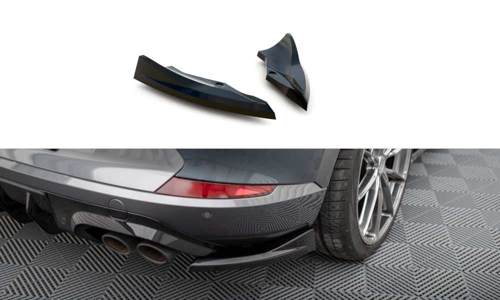 Maxton Heck Ansatz Flaps Diffusor V.3 für Cupra Formentor Mk1 schwarz Hochglanz