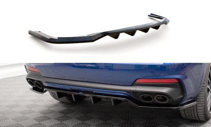 Maxton Mittlerer Diffusor Heck Ansatz DTM Look für Maserati Levante GTS Mk1 schwarz Hochglanz