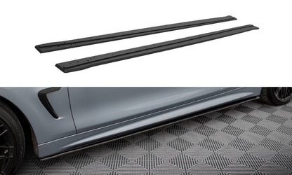 Maxton Street Pro Seitenschweller Ansatz für BMW 4er Coupe / Gran Coupe / Cabrio M-Paket F32 / F36 / F33