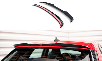 Maxton Spoiler CAP für Audi A3 Sportback 8Y schwarz Hochglanz