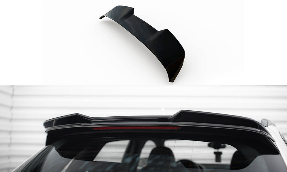 Maxton Spoiler CAP für 3D Audi S3 / A3 S-Line Sportback / Hatchack 8V schwarz Hochglanz